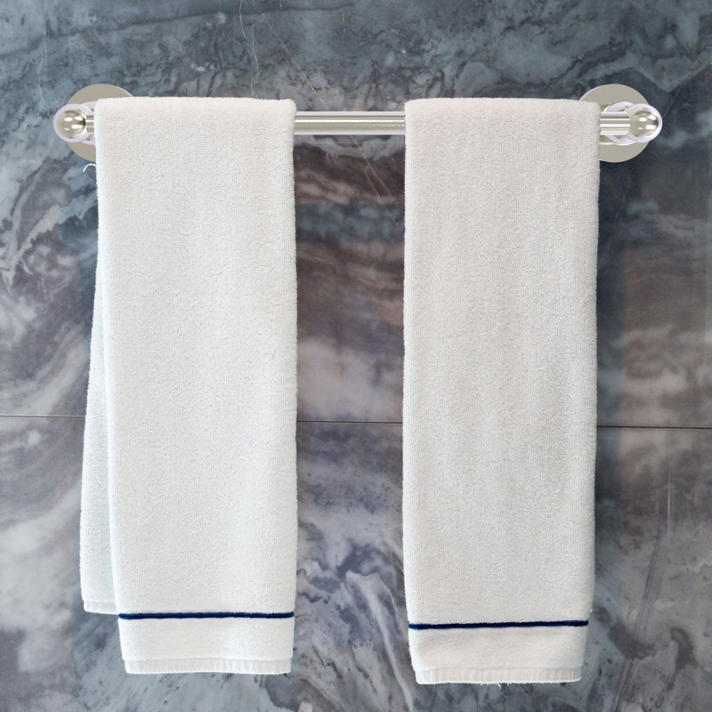 Barre à serviettes murale Gober, 18 po, Nickel satiné