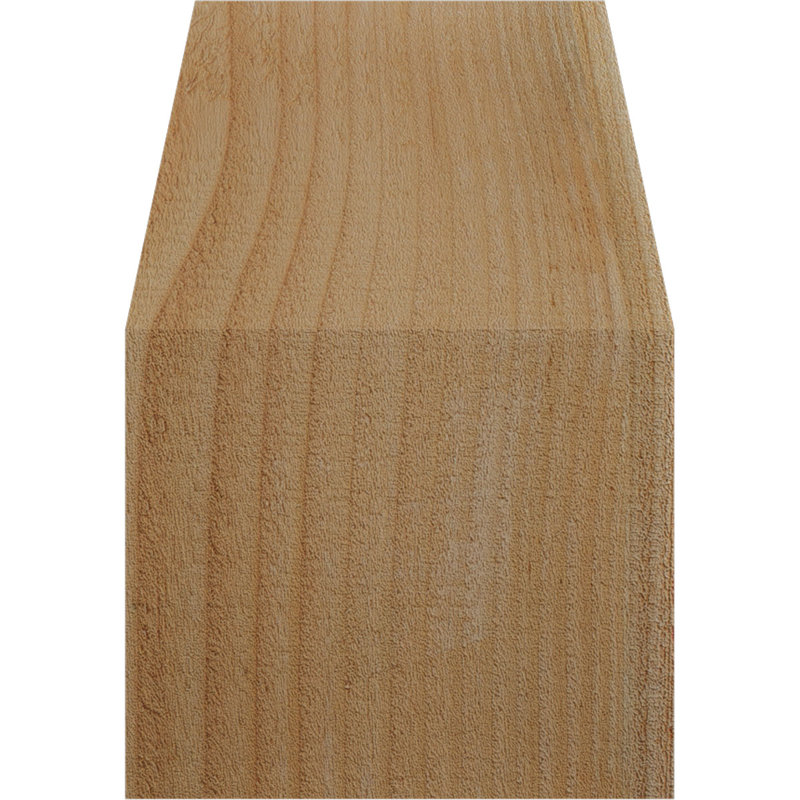Attelle impériale du genou, Sapin de Douglas, Brute, H 10 po x l 6 po x P 6 po