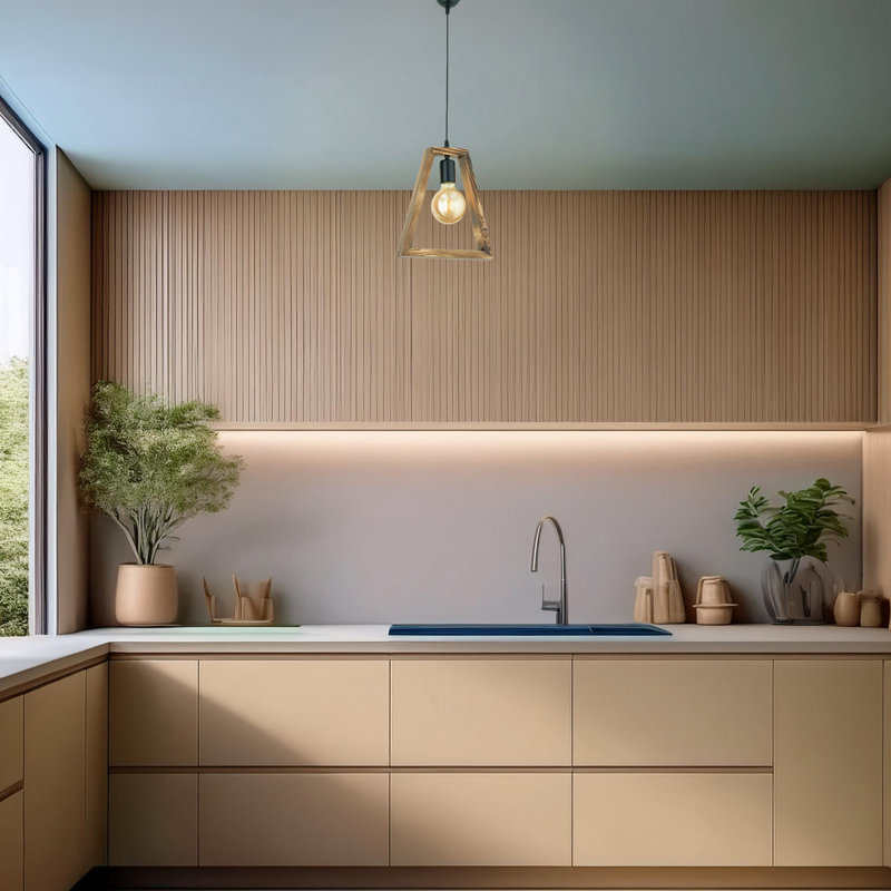Adjustable Height Hornbeam Single Pendant