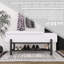 Banc rembourré Farmhouse avec rangement caché - Hall d'entrée et salon-859383222