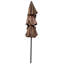 Parasol de patio extérieur à 9 niveaux avec manivelle 9Ft-1870663681