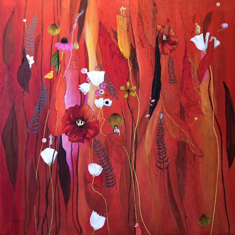 Rouge Painting by Natalie Levine