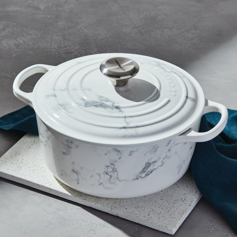 https://assets.wfcdn.com/im/04661479/resize-h755-w755%5Ecompr-r85/2484/248441715/Le+Creuset+Signature+Enameled+Cast+Iron+Marble+Collection+4.5+Qt+Round+Dutch+Oven+with+Lid.jpg