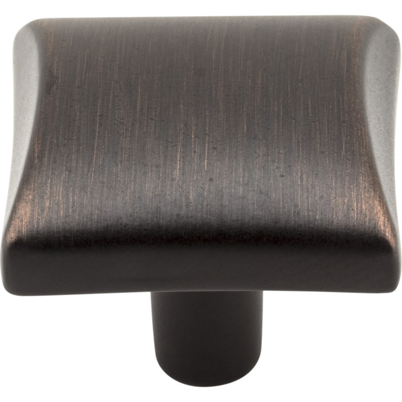 Glendale 1 1/8" Length Square Knob, Brushed Oil Rubbed Bronze
