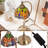 Stained Glass Dragonfly Table Lamp - Vintage Gooseneck Desk Lamp With Brass Base