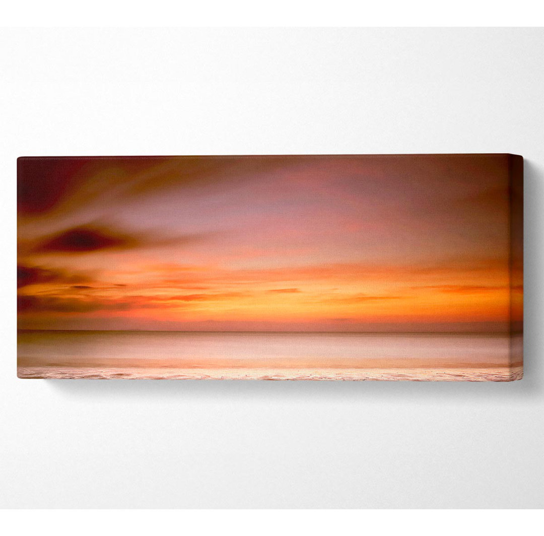 Ocean Calm Sunset - Kunstdrucke auf Leinwand