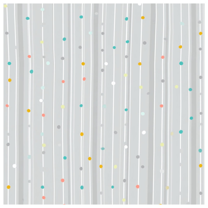 Coussin décoratif à pois, 20 po x 20 po