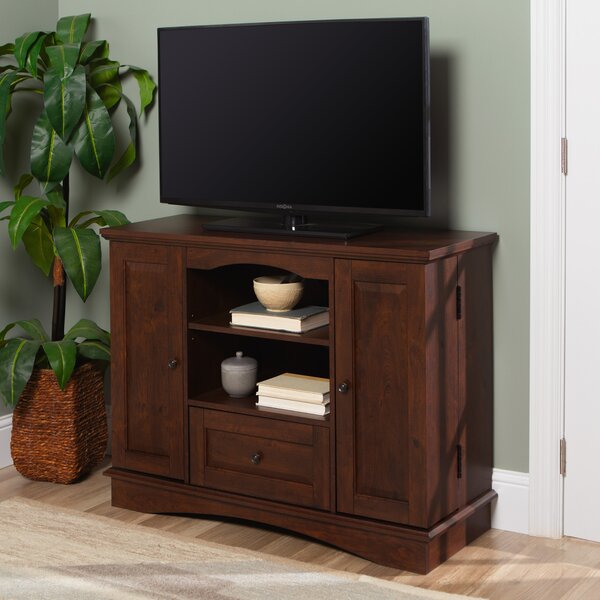 Schererville 40'' TV Stands with Storage Cabinet and Shelves Charlton Home Color: Expresso