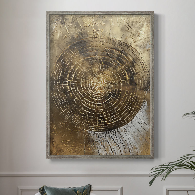 Reproduction encadrée ABSTRACT Series CLxxviii - bois massif, H 11 po x l 9 po