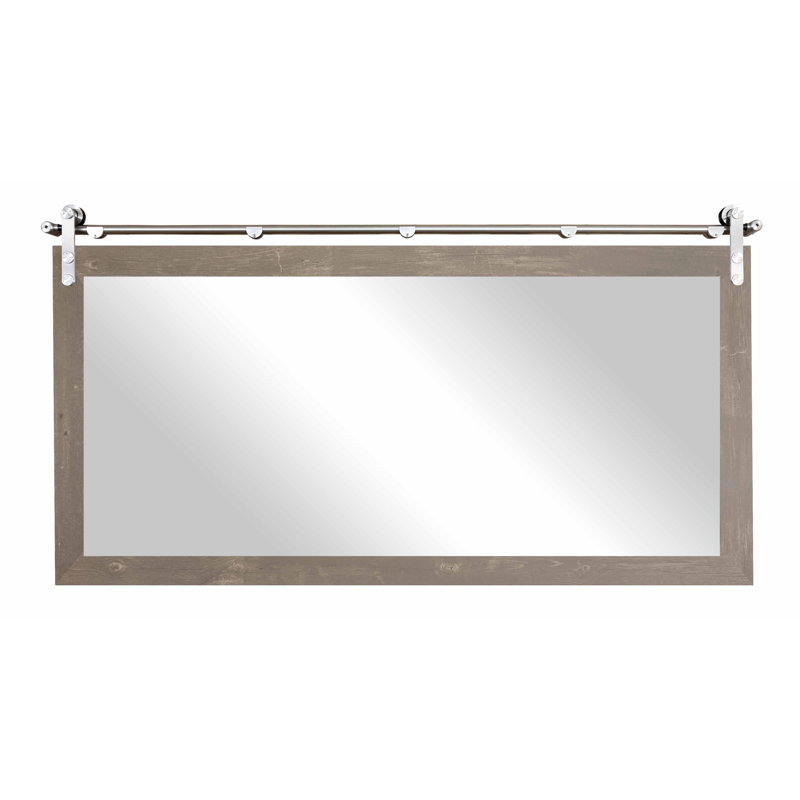 Miroir de salle de bain, Brun récolte, 30,5 po x 55,5 po