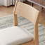 Chaise Valencia Lucrezia en bois, chêne blanc