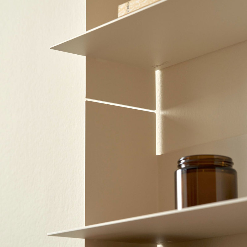 PLI Wall Shelf, 23.62"W, Cream White