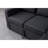 Sectional Sofa Bed, BLACK-1632763249