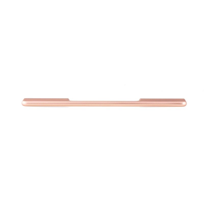 Poignée barre 5 1/32 po en aluminium, Rose mat