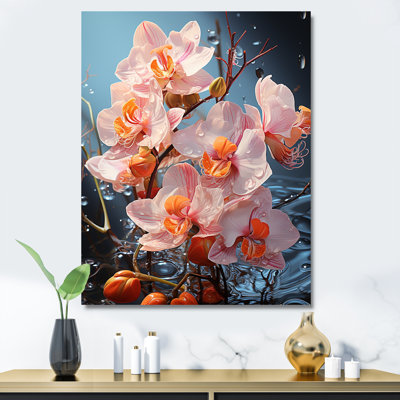 Élégante fleur d'orchidée I - orchidées murales