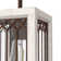 Chevron 1 - Light Single Rectangle Mini Pendant