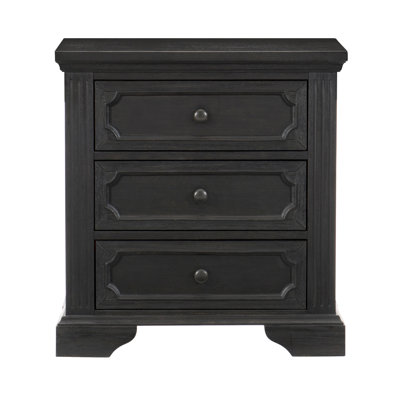 Table de chevet 3 tiroirs Traditional Design