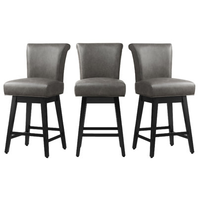Aoibhne Swivel Upholstered Counter Stool