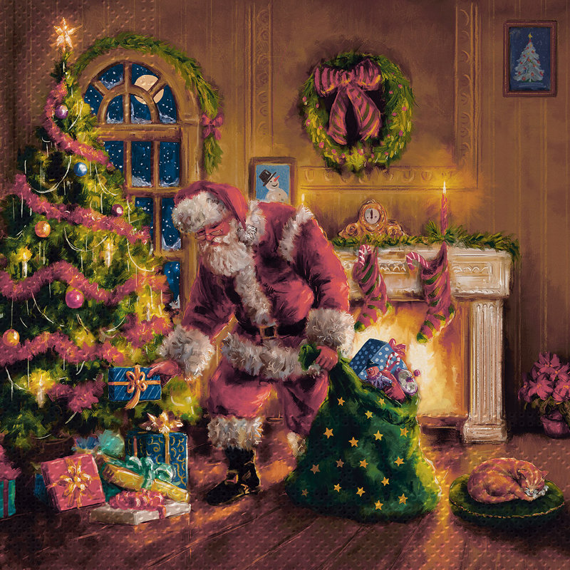Serviette Santa