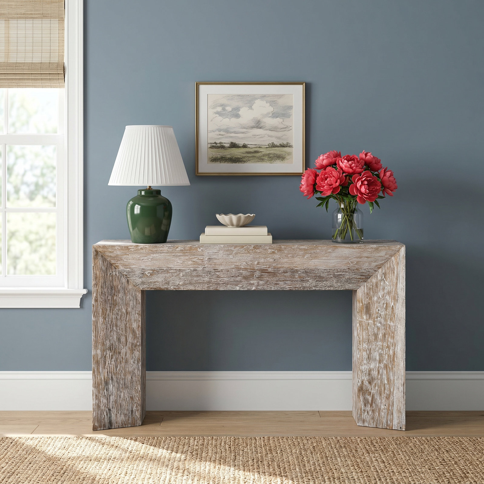 Petersburg 60'' Solid Wood Console Table