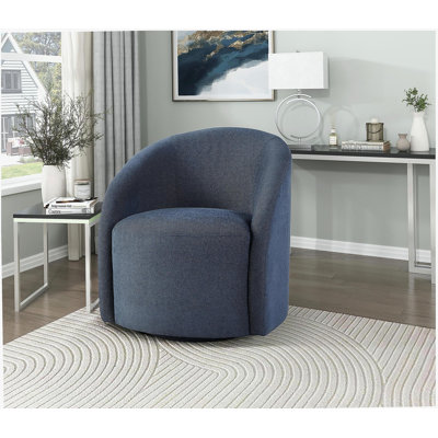 Fauteuil demi-tonneau pivotant Blue Boucle