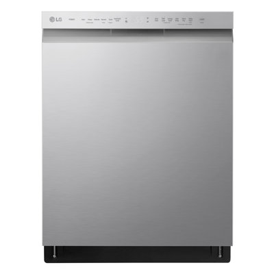 LG Front Control Smart Wi-Fi Enabled Dishwasher with QuadWash, Stainless Steel