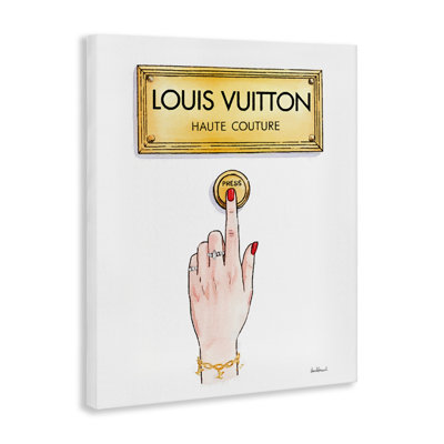 Luxury Fashion Button Canvas, design by Amanda Greenwood