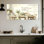  Art mural sur toile de cuisine de ferme, décoration murale rétro pour salle à manger, œuvre d'art tendue avec galerie tendue, prête à être suspendue, 28 po x 58 po