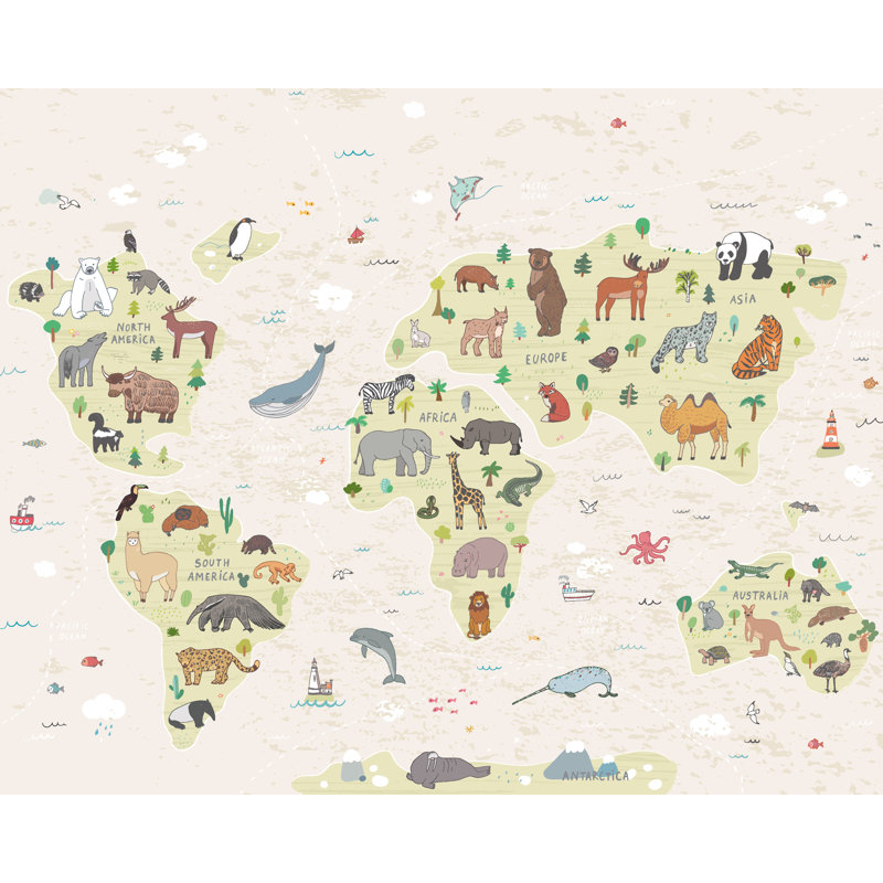Lexi-May Mural, 240cm L x 300cm W , Brown