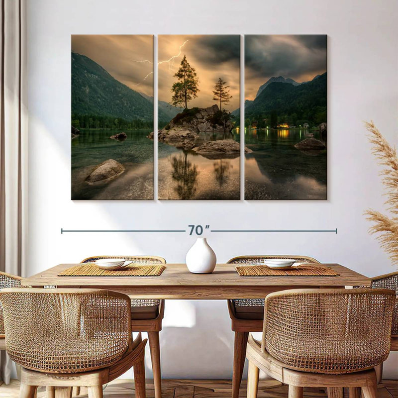 Alvord Magical Lakeside Mountain, H 42 po x l 65 po