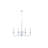 8-Light Traditional Metal Chandelier