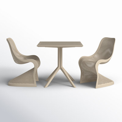 Farrah Patio 3 Piece Bistro Set
