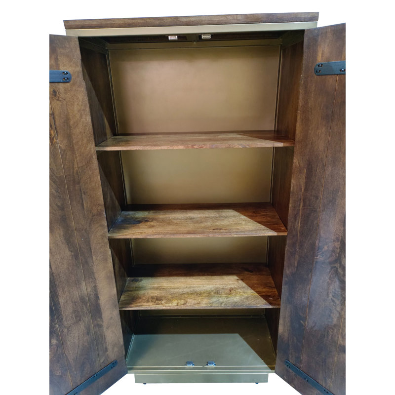 Armoire d'appoint en bois massif Capella