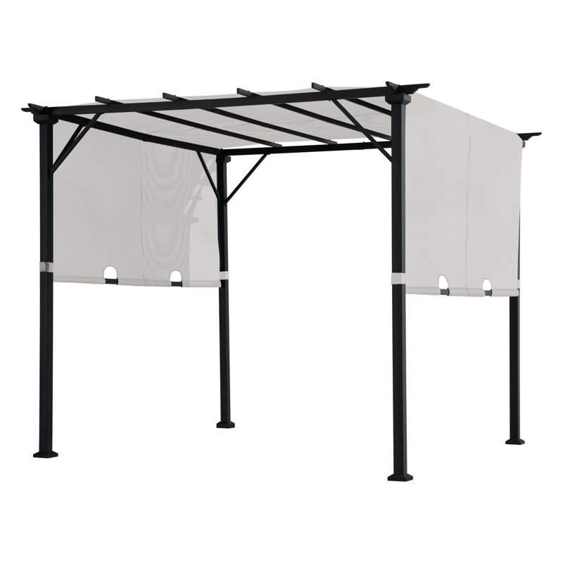 Pergola 9 x 9 pi Sunjoy, Blanc