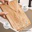 Ensemble de 2 planches à découper en bois d'acacia pour la cuisine