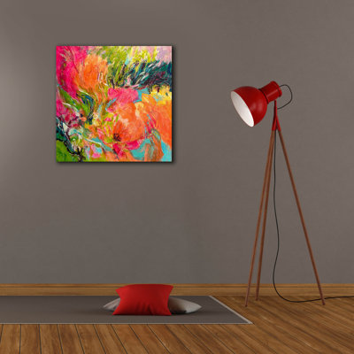  «I Hear Her Sing 1» par Dorothy Fagan, art mural sur toile, 26 po x 26 po