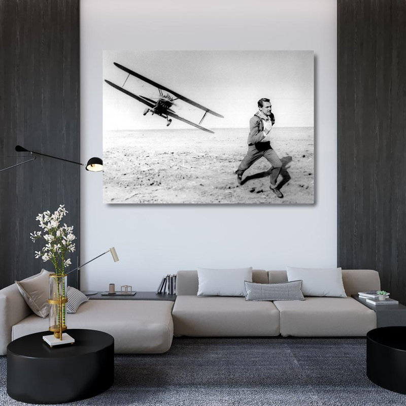 Art photographique sur toile d'Hollywood Photo Gallery: Cary Grant, North par Northwest (64_489495), H 36 po x l 48 po