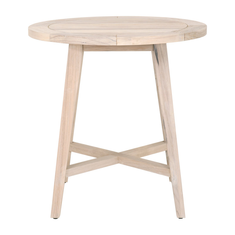 Henrietta Round Teak Outdoor Bar Table