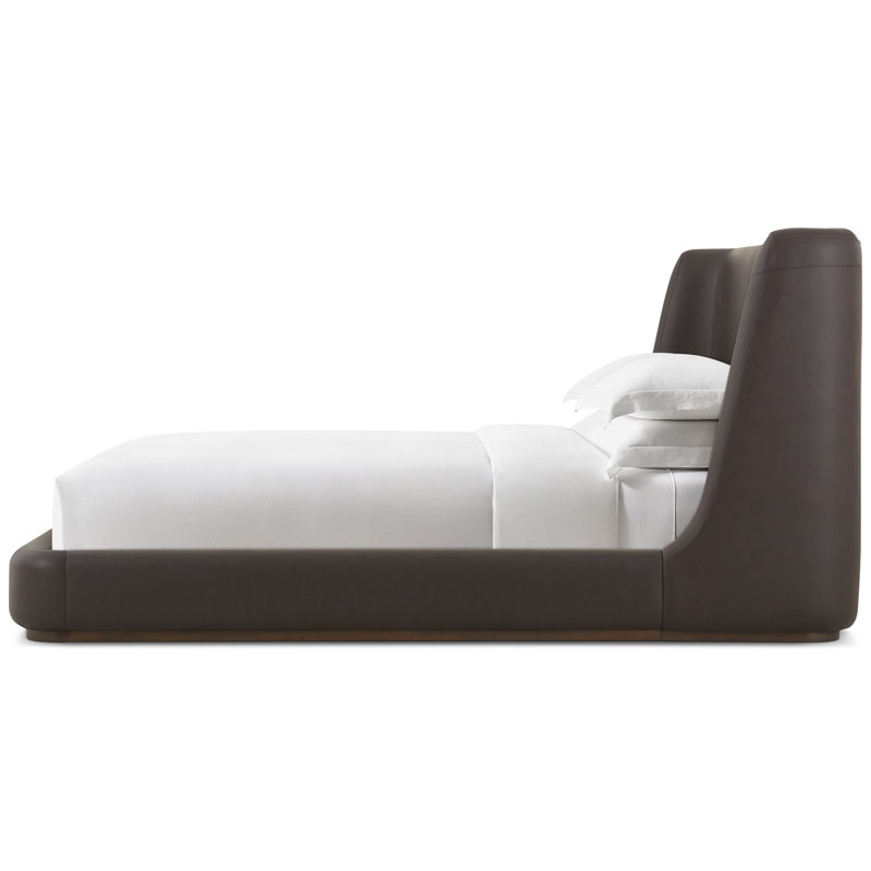 Lisbon Upholstered Wingback Bed, King
