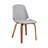 Rohail Leatherette Dining Chair with Slightly Curved Seat-1536494904-1595663041-1595663040