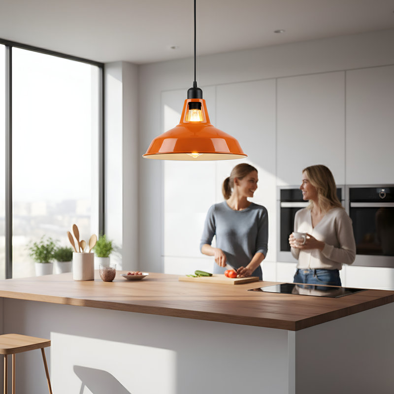 Rosado 1 - Light Pendant, Orange