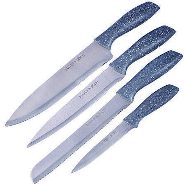 Crofton Titanium Set Of Metallic Kitchen Knives! New In Sealed