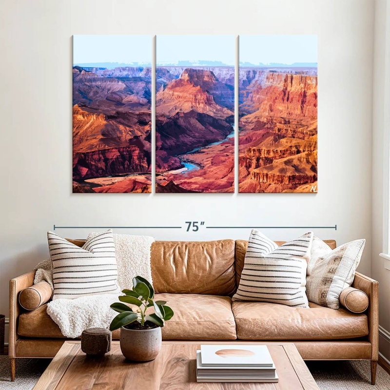 Illustration du Grand Canyon d'Alvord II, H 42 po x l 65 po