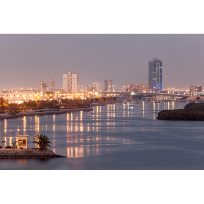 Ras Al Khaimah Creek by Typhoonski - Wrapped Canvas Print