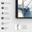 Royal Blue Eyes Light - impression d'art graphique-828288539-828288536