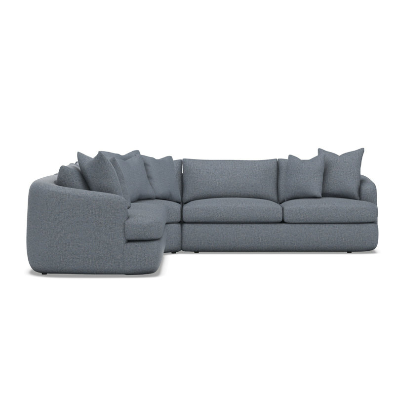 Jules Fabric 3 Pc Sectional, 1697-034