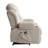 Power Lift Velvet Recliner With Heat And Massage For Living Room