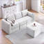 Ensemble de canapé modulaire rembourré, ensemble de canapé de salon modulaire en forme de L de 100 po avec 5 coussins, canapé-lit bricolage pour salon, appartement, chambre à coucher-296250966