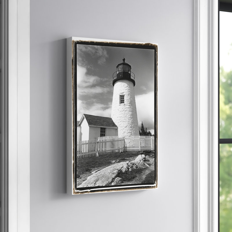 Pemaquid Point Light Maine I by Laura DeNardo - Print on Canvas, 91cm H x 61cm W, Wrapped Canvas