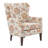 Colette Cream Nailhead 30" W Upholstered Armchair with Wingback-33087182